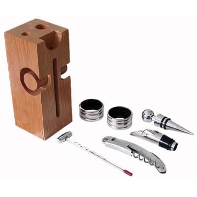 set de vino de cuatro piezas 2 | loguideas merchandising Set de vino de cuatro piezas