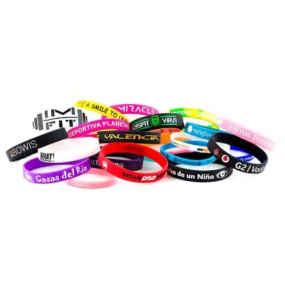 pulseras de plastisol 1 | loguideas merchandising Pulseras de Plastisol