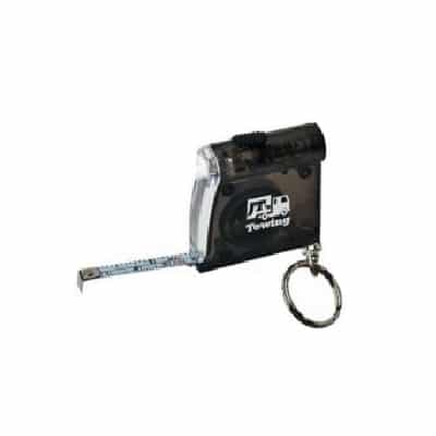 llavero linterna con cinta métrica | loguideas merchandising Llavero Linterna con Cinta Métrica