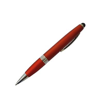 bolígrafo metálico medio giro con logo | loguideas merchandising Bolígrafo Metálico Medio Giro con logo