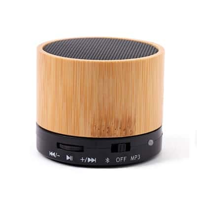 parlante bluetooth bamboo bring | loguideas merchandising Parlante Bluetooth Bamboo Bring